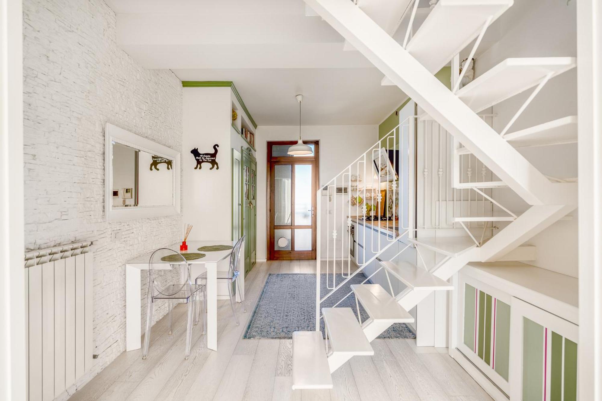 Apartamento Bright Loft - Free Private Parking Milán Exterior foto